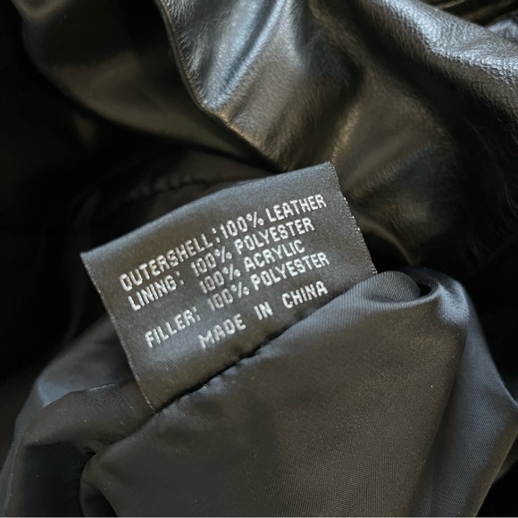 BOUTIQUE OF LEATHERS CANADA Black Leather Jacket - Picture 9 of 9